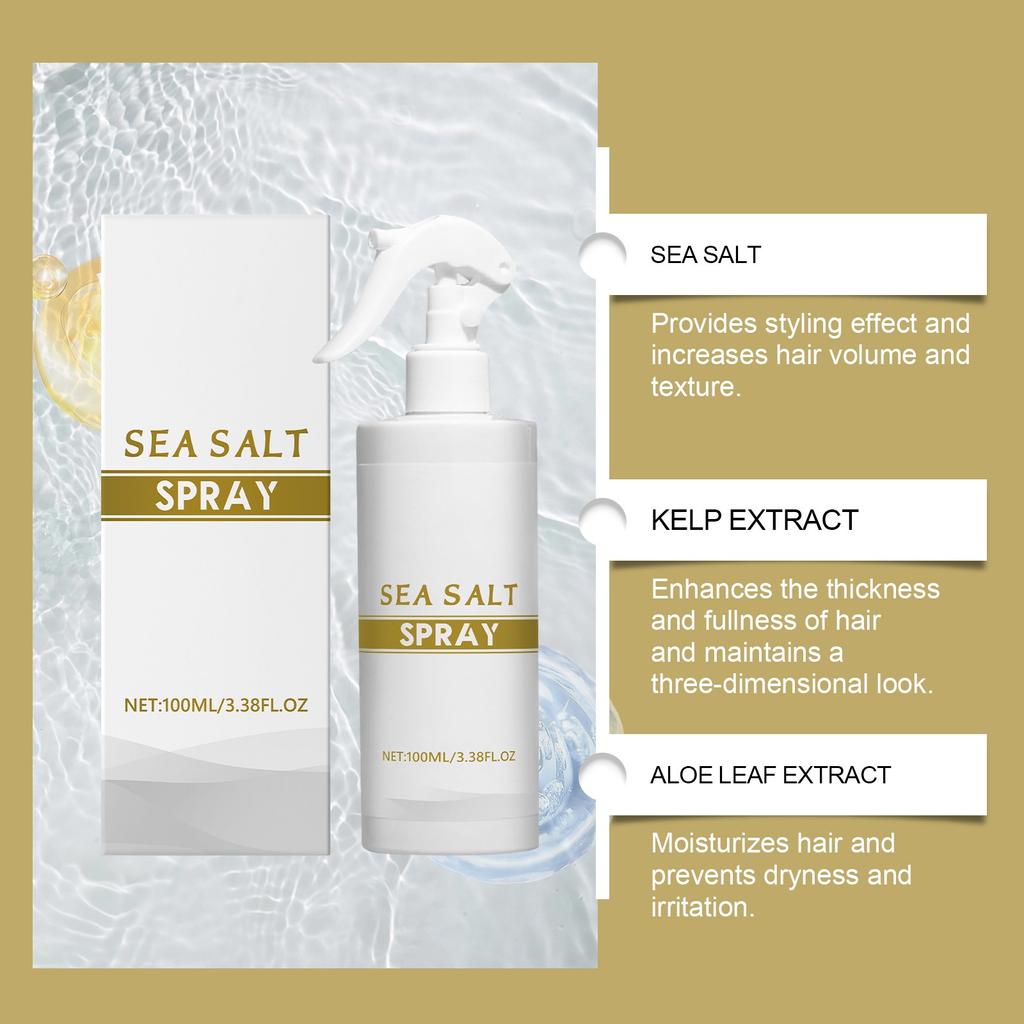 Hair Styling Spray Easy And Stylish Styling Hair Care Styling Spray Natural Finish Sea Spray For Hair(100ml)