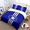 Blue Chelsea Football Club Set Bedding Duvet Cover Set Duvet Cover Pillowcases (1 * Duvet Cover 2 * Pillowcases, without duvet insert)
