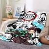 Japanese manga artist Koyoharu Gotouge's Demon Slayer blanket Soft and portable four season home bed,  office travel, lunch break, warm blanket K11