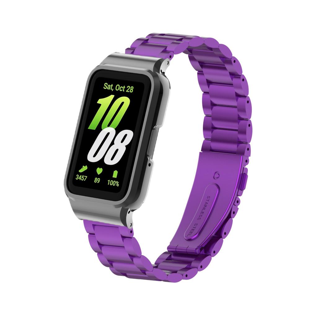 Ремешок + чехол для Samsung Galaxy Fit 3 SmartWatch, аксессуары для samsung galaxy fit 3, металлический браслет, защитный чехол, рамка