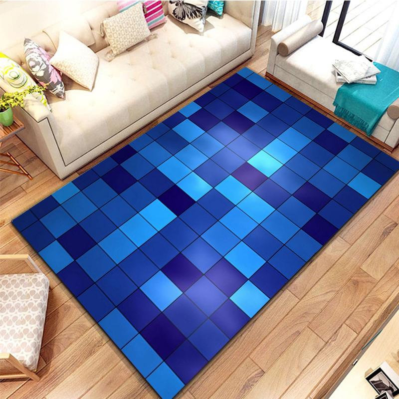 15 Sizes 3d DropSum Colours Pattern Rug for Living Room Area Carpet Bathroom Mat Creative Doormat Bedroom Mat Home Decor