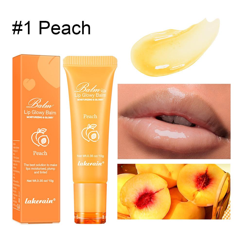 Красочная фруктовая помада персиковый бальзам для губ, меняющий температуру, увлажняющий, водостойкий, стойкий, увлажняющий бальзам для губ