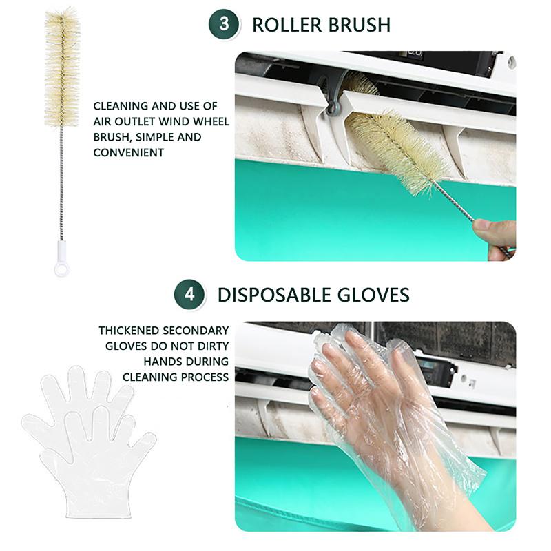 Leak Proof Air Conditioner Cleaning Kit Complete Full Set for Effective Indoor AC Unit Cleaning at Home or Office