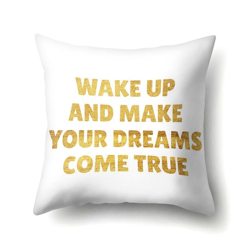 Polyester Pillowcase Automobile Decoration Home Printed Pillowcase
