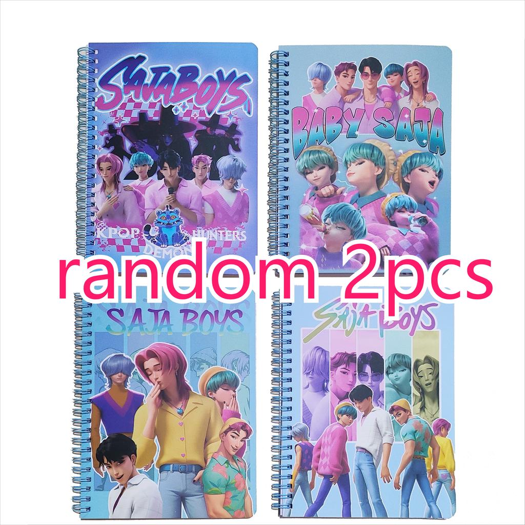 Kpop Coil Notebook Demon Hunter High Quality Paper SAJA BOYS Cartoon Fashion Student Stationery Office Supplies Fan Gifts