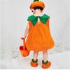 For Stage Performance Party Masquerade Cloth Pumpkin Costume Halloween Costume With Hat and Bag