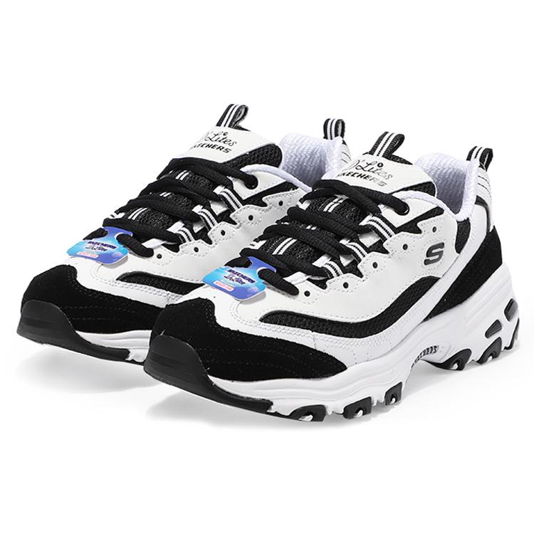 Skechers D'lites Женские 13148-WBK Белый Черный