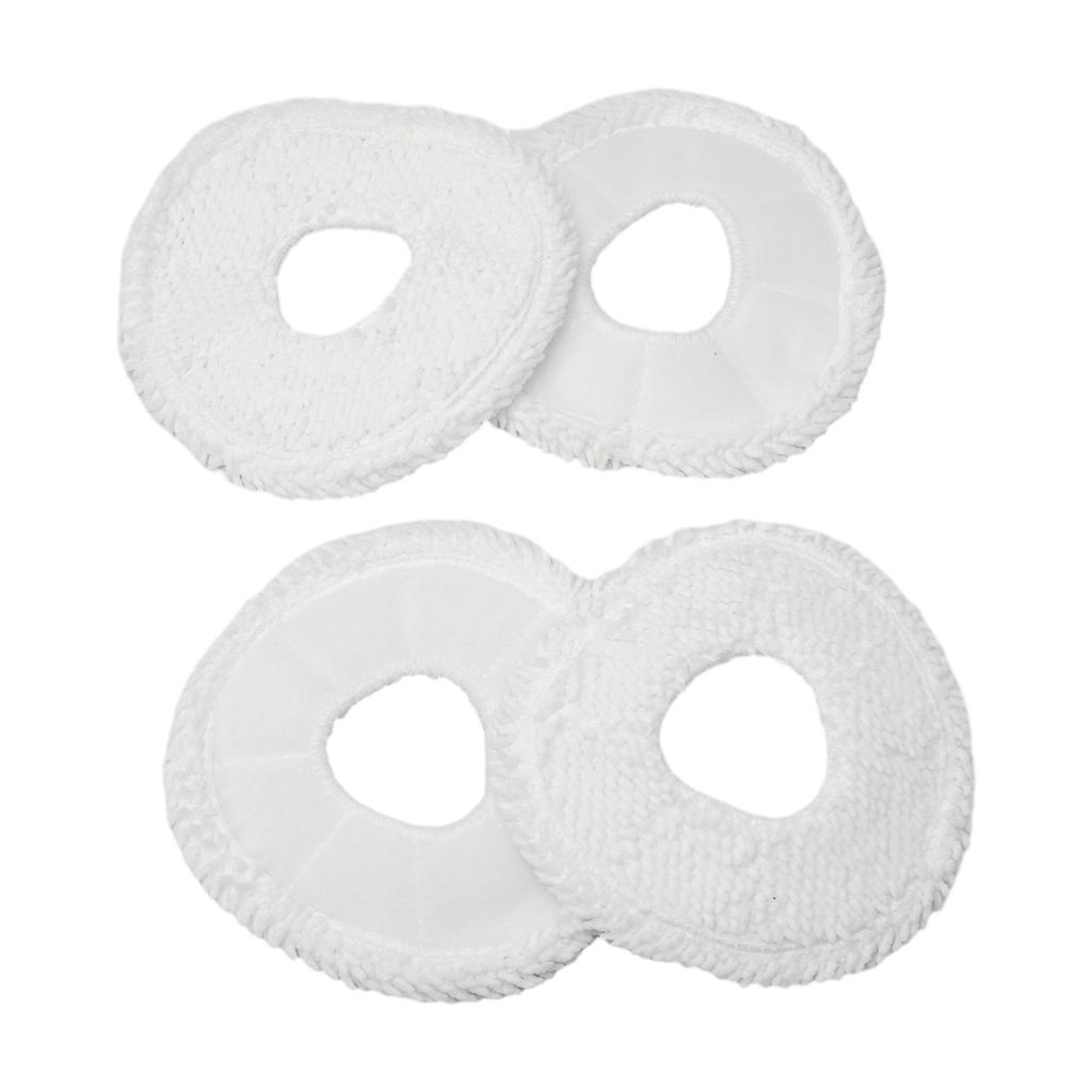 4pcs Microfiber Mop Cloths For Narwal X Ultra J4 Sweeping Robot Accessories Strong Water Absorption Mop Cloth