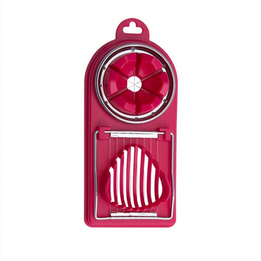 Многофункциональный нож для яиц с полипропиленовым основанием 2-в-1 из нержавеющей стали, яйцерезки с тягой из нержавеющей стали, кухонные принадлежности