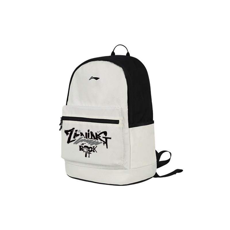 Li Ning Полиэстер Рюкзак Унисекс Белый и Черный YBSU167-6A15