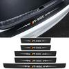 Car Threshold Protective Decals Door Sill Trim Sticker Scuff Scratch for T-ROC Jetta Polo TSI Badge Trunk Bumper Strips Interior Mirrors 6