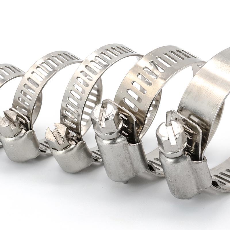 Комплект из 64 цельных зажимов для горла из нержавеющей стали марки 304