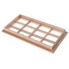 1:12 Dollhouse Miniature Wooden 12-Pane Window Frame Model Accessories Toys