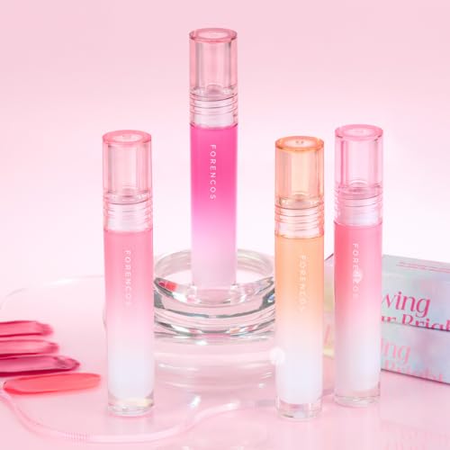 [Official Japan] FORENCOS All Right Mood Glow Tint 3.2g Lipstick, Highly Moisturizing, Glossy Tinted Lip (09 Chouette, Default)