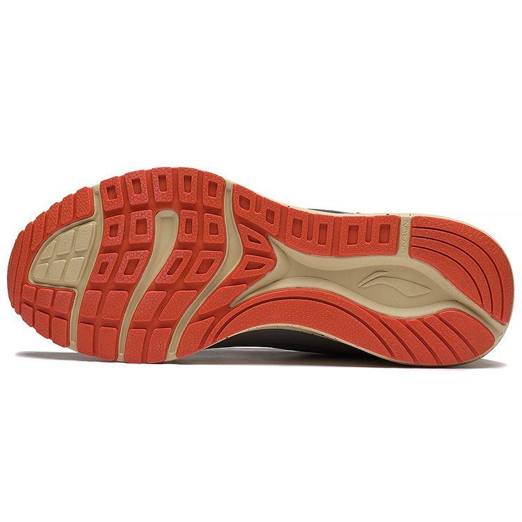 Li-Ning Comfortable Casual Running Shock Absorption Non-Slip Wear-Resistant Low-Top Running Shoes Men Sneakers Black Gray ARSS055-1