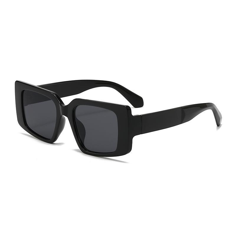 Модный бренд винтажные квадратные солнцезащитные очки женские мужские ретро роскошный дизайнер черные солнцезащитные очки UV400 унисекс очки