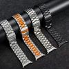 Three-Bead Stainless Steel Watch Band for Samsung Watch7/8 Classic/8 Ultra 47mm