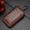 Genuine Leather Hand Holding Bag Key Holders Men Key Case Multi Function Multi Function Car Key Bag Coin Purse  Jewelry Accessory