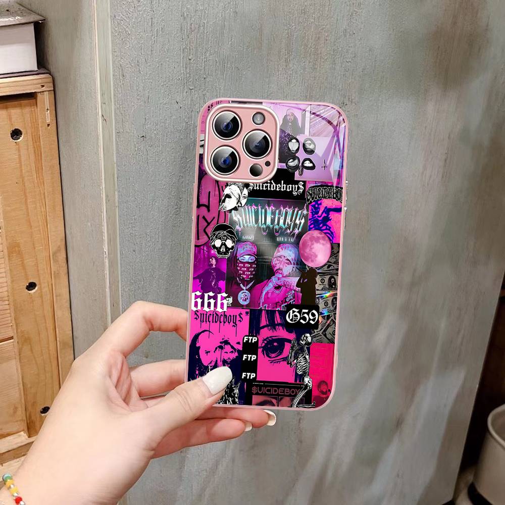 Рэп-группа S-Suicideboys-S G59 Для IPhone 14 13 12 Mini 11 Pro XS Max X XR 14 Plus Закаленное стекло