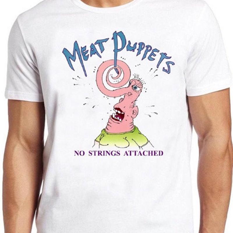 Футболка Meat Puppets Без обязательств Инди Альтернативный Рок Подарок Ретро Крутой