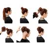 Adjustable Magic Chignon - SHOP-STORY - Grey - For Fine Hair - Bohemian Hairstyle - Easy To Use
