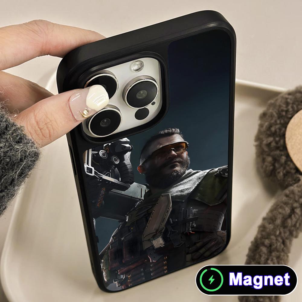 Игровой чехол Delta Force с матовой поверхностью и поддержкой MagSafe для мобильного телефона iPhone 17 16 15 14 13 12 11 Air Pro Max Plus, цветной