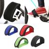 Bike Cycling Pedal Tape Anti-slip Toe Strap Belt Sturdy Canvas Double-Layer Fixed Gear Mountain Bikes Hook Lace-Up Straps for Safety