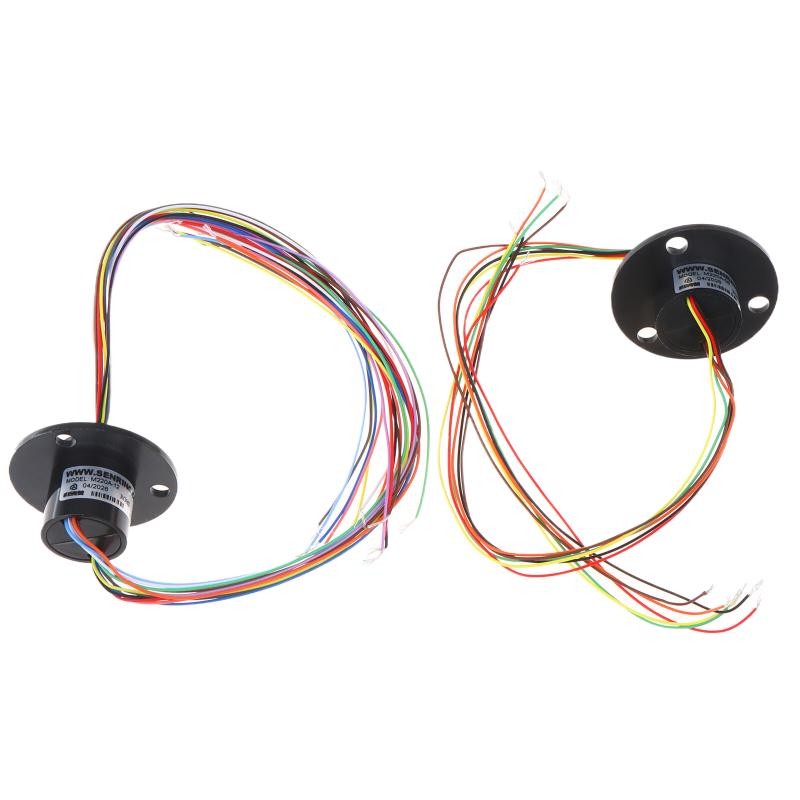 6/12 Channel Micro Rotate Slip Ring 2A Diameter 12.5Mm 22Mm For Rc Excavator Model Diy Electric Collector Rings