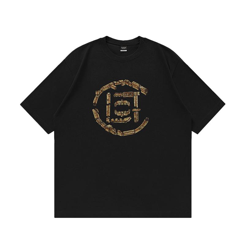 CLOT T Shirts Unisex Crew Neck Moderate CTTE24S11049