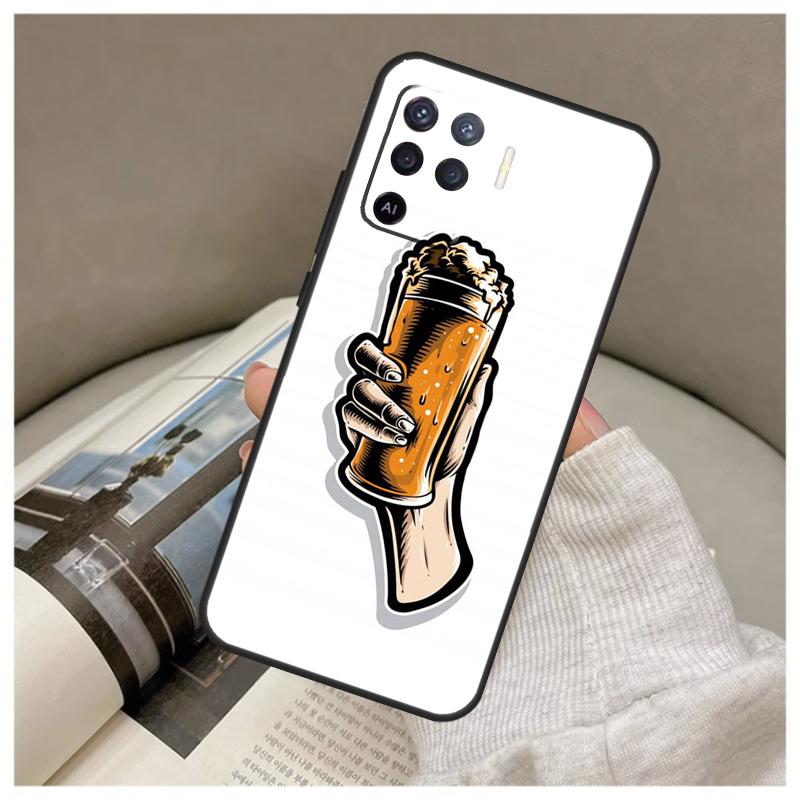 Кейс-пивная кружка для Oppo A16 A76 A96 A60 A98 A58 A78 A18 A38 A80 A40 A77 A57 A17 A74 A54 A94 A15 A5 Pro