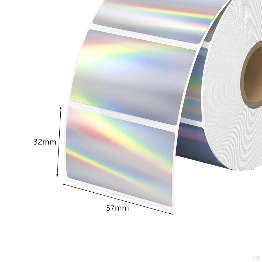 Thermal Label Stickers DIY Roll Colorful Self- Sealing Labels for Envelopes Holiday Cards