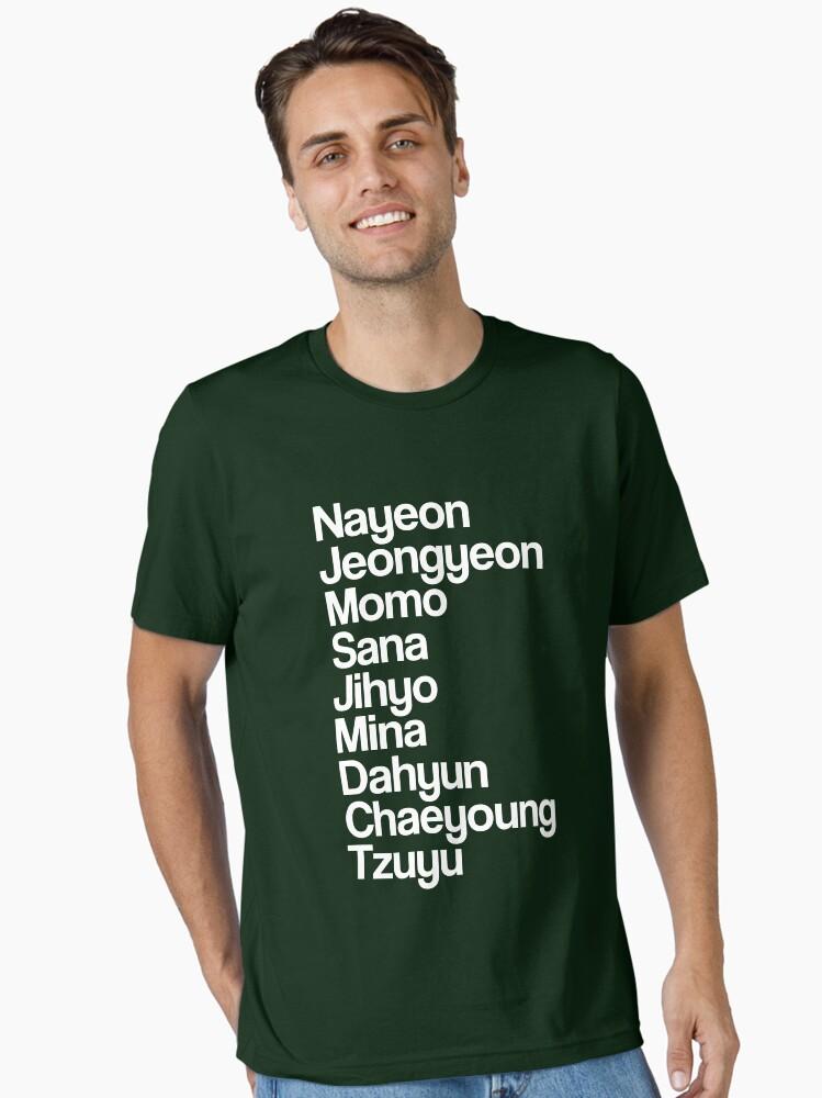 Twice, names, white Essential T-Shirt