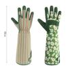 1 Pair Long Elbow Design Gardening Gloves Daisy Pattern Rose Pruning Gloves  Garden Work