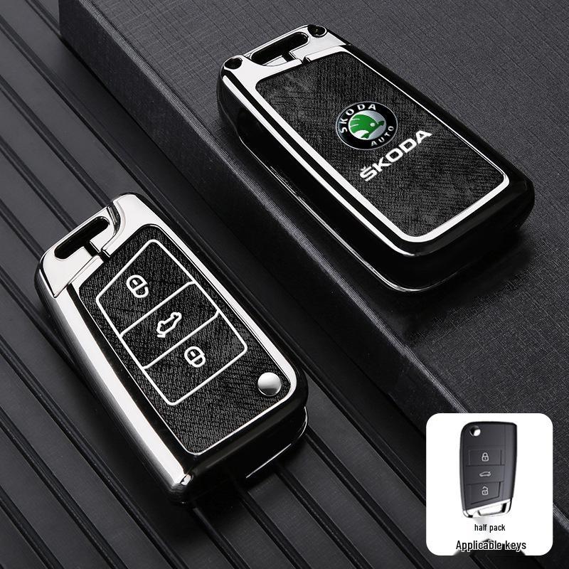 Чехол для ключа Skoda для моделей Octavia, Superb, Kamiq, Scala, Karoq, Yeti