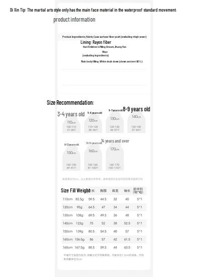 DAVE & BELLA Kids' Mid-Length Waterproof Down Jacket