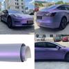 3.3x5Ft Twin Color Phantom Gray Purple Vinyl Wrap Car Exterior Sticker Glossy Chameleon Film Roll Car Styling Decals