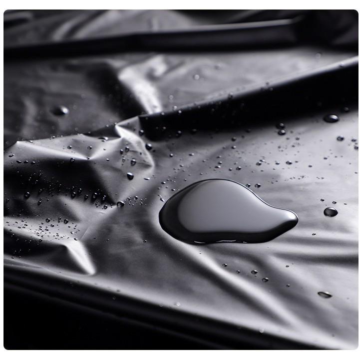 Intimate Waterproof Bed Sheet for Couples - Black, Oil & Water Resistant Thickened Pad for Sensual Activities & Massage