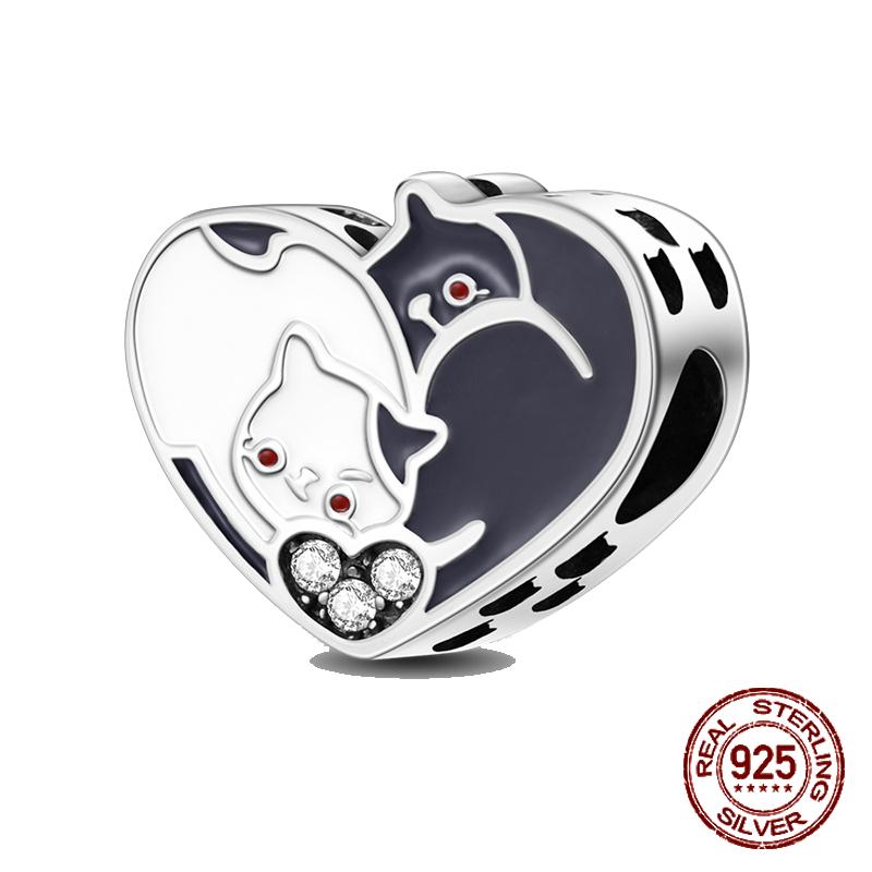 Copper Exquisite Family Sister Best Friend Couple Love Mom Charms Pendants Fit Original Bracelet Diy Jewelry