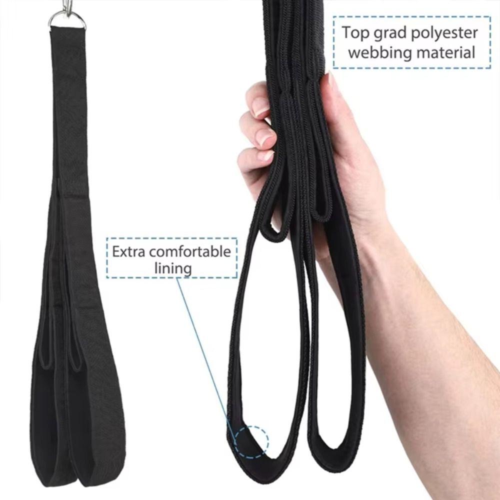 Anti-Slip Arm Strength Rope Muscle Training Pull Down Rope Long Triceps Strap Facepulls/Push Downs