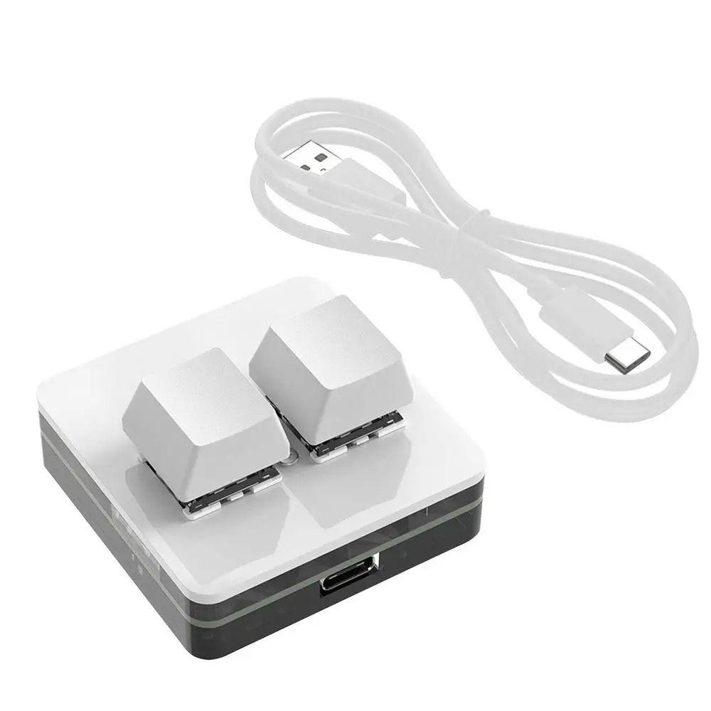Keypad Copy Paste Keypad Mini 2 Keys Mini Keypad Hot Swap Custom Mini 2 Key Keypad  PC