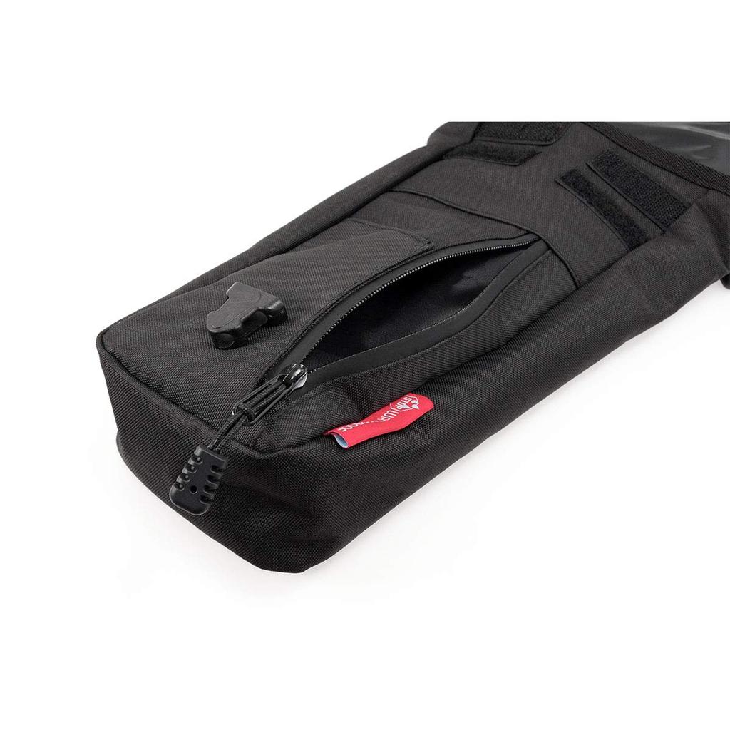 KOMINE Motorcycle Waterproof Belt Pouch Free 13004 Waterproof Black/Red SA-245