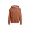 Adidas All Season Garment-Wash Hoodie With Solid Logo Men Hoodies Brown IJ6928
