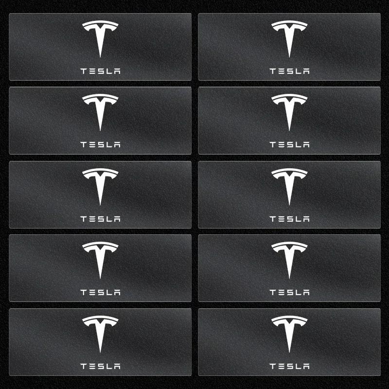 Автомобильная наклейка Логотип автомобиля Tesla Наклейка на сиденье автомобиля Козырек от солнца Универсальная большая наклейка Декор для Tesla model 3 model X Y стиль MODEL S ROAD