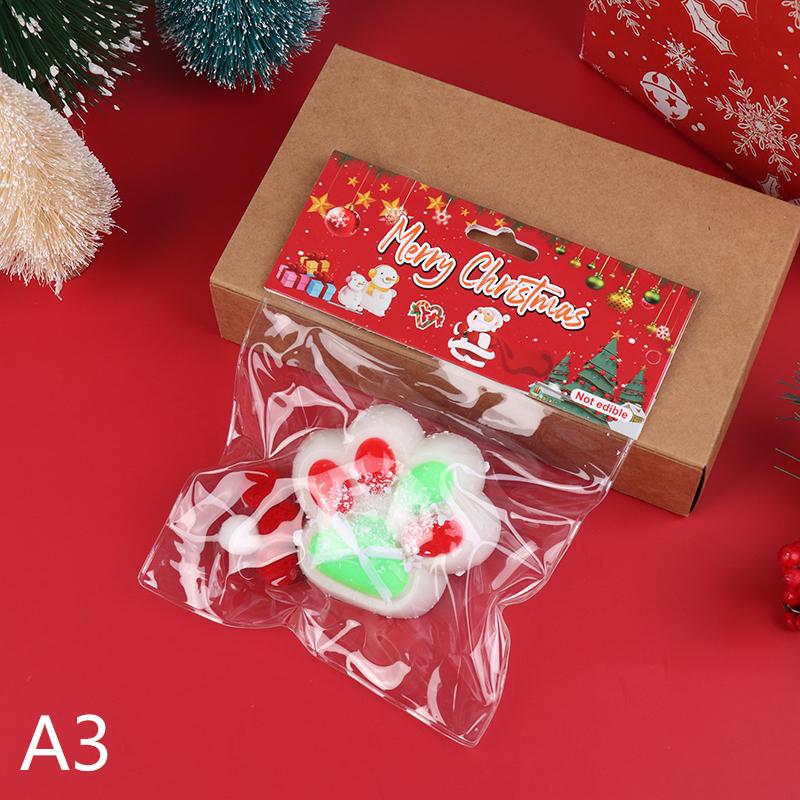 1 шт., рождественские игрушки-лапки для кошек, мягкие липкие игрушки для снятия стресса и расслабления