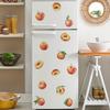 DIY Fruit and Peach Painting Kitchen Dining Room Refrigerator Stickers Home Background and Wall Beautification Stickers