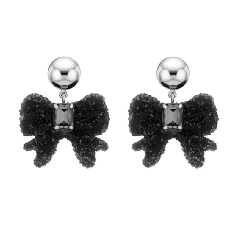 MIKSHIMAI BOW SUGAR EARRINGS_PAIR