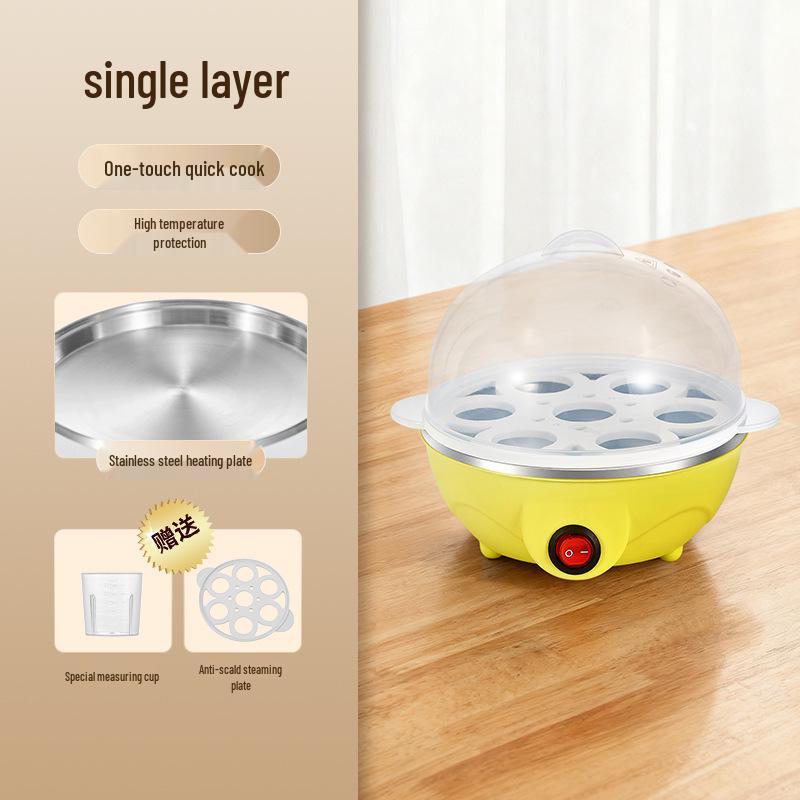 Automatic Egg Cooker: Multifunctional Steamer with Auto Power-Off for Perfect Breakfast Eggs