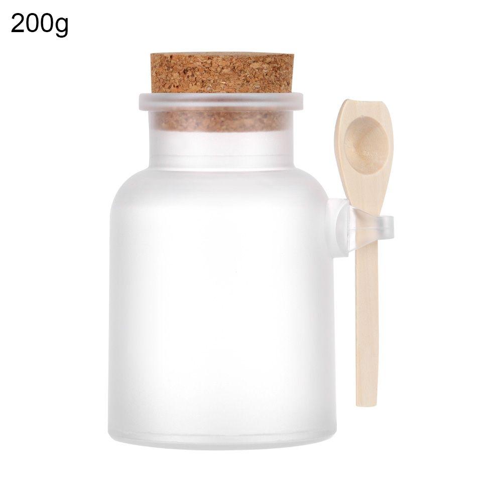 Многоразовый органайзер с пробковой пробкой, матовое уплотнение, банка для соли для ванны, контейнер для хранения