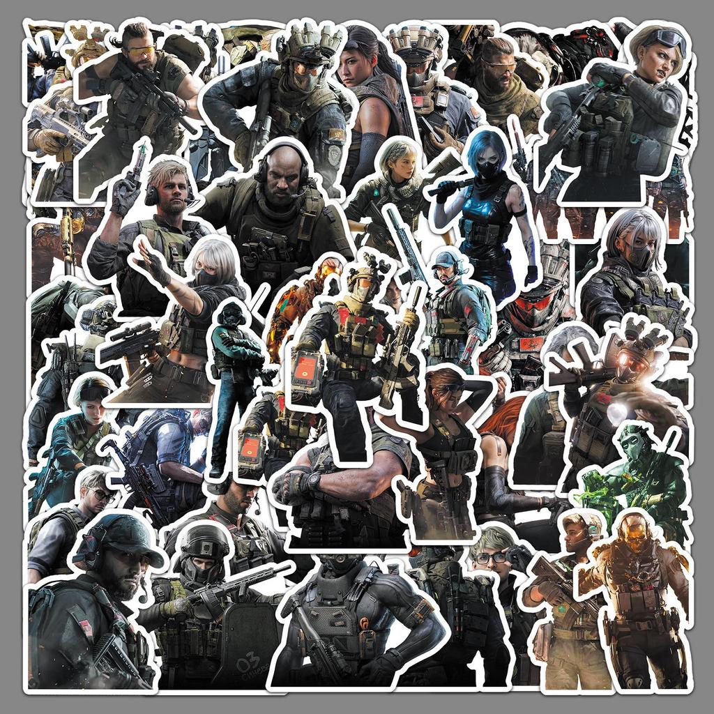 Наклейки для игры в стрельбу Delta Force - 50 классных модных дизайнов для компьютеров и бутылок с водой