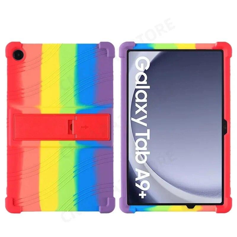 Thicken Silicone Case For Samsung Galaxy Tab A9 Plus SM-X210 X216B Protective Tablet Sleeve For Galaxy Tab A9+ 11'' Tablet Case